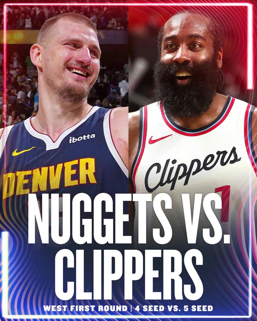 帶隊(duì)的神！哈登率快船鎖定西部第5，生涯從未缺席過季后賽！